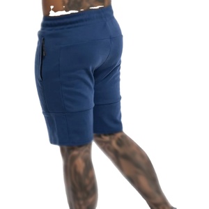 กางเกงขาสั้นออกกำลังกายผู้ชายผ้าขนสัตว์แบบสั่งทำพิเศษ เอวสูง ระบายอากาศได้ดี กันน้ำ มีกระเป๋าซิป เหมาะสำหรับเล่นกีฬาและออกกำลังกายในยิม - Product Image 2