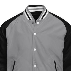 Meilleur fournisseur de vestes varsity en cuir pour hommes, col mandarin, couleurs personnalisées, service OEM personnalisé, dernier design, hiver, séchage rapide - Product Image 5