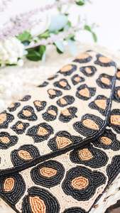 UNIQUE Bohemian Style Embroidery <b>Pearl</b> Evening <b>Clutch</b> <b>Bags</b> Fancy Design Lining Handmade Customizable Colors - Product Image 5