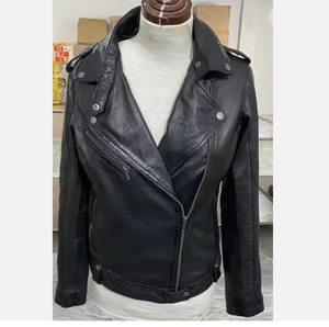 Vêtements en cuir pour femmes Veste en cuir à la mode Vêtements d'hiver Nouveau style Veste en cuir pour femmes - Product Image 1