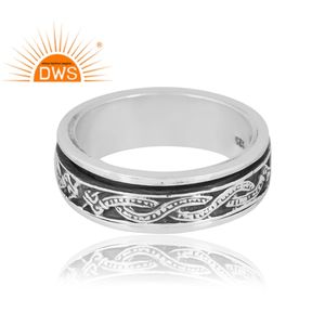 El mejor diseño de Plata de Ley 925, nuevo anillo de banda, joyería de diseño personalizado para mujer, regalo para ella. - Product Image 4