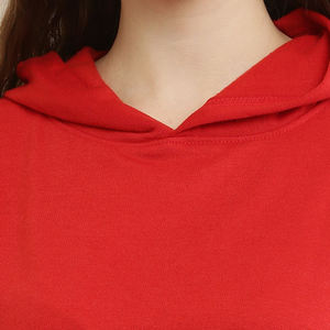 เสื้อครอปแขนยาวสำหรับผู้หญิงเสื้อครอปแบบมีฮู้ดและกางเกงสำหรับฤดูหนาว - Product Image 6