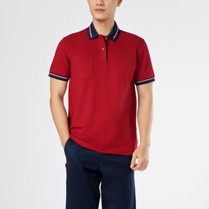 Best-Selling Golf <b>Polo</b> Flat-Knit Collar Polyester Pique <b>Polo</b> For <b>Men</b> Uniforms Clothes Shopping Websites Made In Vietnam - Product Image 1