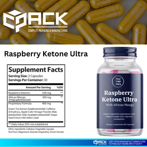 Cápsulas de cetona de frambuesa de calidad superior de EE. UU. Suplemento dietético para pérdida de peso de etiqueta privada para adultos no para mujeres embarazadas - Product Image 3
