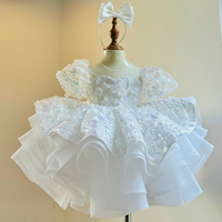 Robe de princesse Nhung Nguyen, courte, à sequins, jupe évasée, grande taille, pour bébés filles, OEM ODM, prix compétitif, style fête, fabriquée au Vietnam