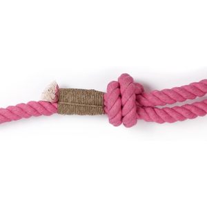 Handcrafted Pink Braided PU Rope <b>Dog</b> <b>Leash</b> – Medium <b>Dogs</b> Cute Solid Pattern Pet Walking & Training <b>Leash</b> - Product Image 2