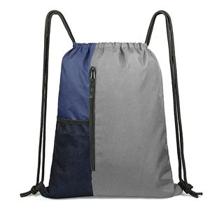 Nouvelle conception personnalisée impression promotionnelle en plein air décontracté Gym Sport imperméable polyester cordon sac à dos sac livraison directe - Product Image 6