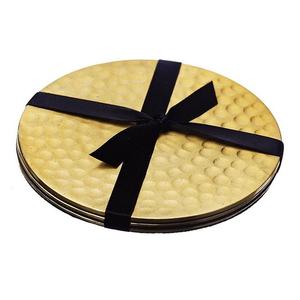 Personalized Branding Logo Corporate Gifts Restaurant <b>Drink</b> Serve <b>Coasters</b> Mats and Placemats Premium Brass Custom <b>Drink</b> <b>Coaster</b> - Product Image 3