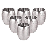 Ensembles de verre en acier inoxydable hautement poli Plusieurs accessoires pour boire de finition Excellente qualité Meilleure vente