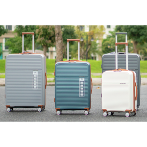 Bonne qualité 887 Pp valises poignée en alliage d'aluminium valise en aluminium Double roues silencieuses ensembles de bagages 3 pièces Hung Phat - Product Image 1