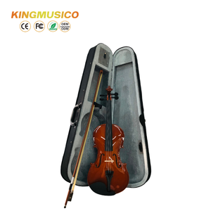 Violín Eléctrico Estándar Hecho a Mano para Estudiantes con Tapa de Arce Sólido y Salida de Altavoz - Product Image 6