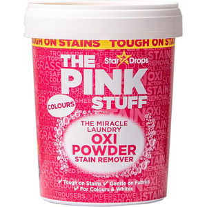 The Pink Stuff Miracle Laundry Oxi Powder 1kg Color-Safe Bleach Effective Stain Remover - Product Image 1