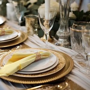 Paper Metal <b>Table</b> Decoration Wedding <b>Birthday</b> <b>Table</b> Decor for Weddings and Christmas Holidays for Special Occasions - Product Image 2