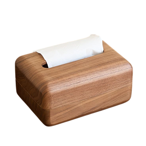กล่องทิชชู่ไม้ธรรมชาติอุปกรณ์ครัวดีไซน์ทันสมัยเรียบง่าย - Product Image 3