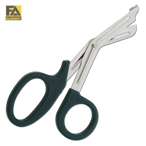 Juego de instrumentos de cizalla paramédico verde universal compuesto de fórceps de plástico y metal - Product Image 1