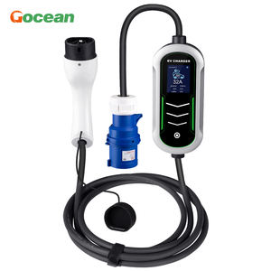 Estación de coche Cargador eléctrico 32A 7kw AC cargador EV portátil coche rápido Tipo 2 EV caja de carga para cargador de vehículo eléctrico - Product Image 1