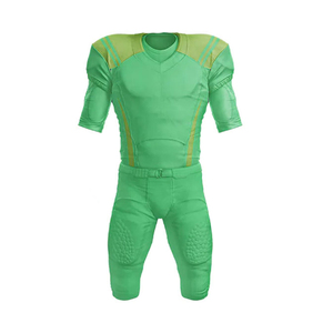 Conjunto de uniforme de fútbol americano sublimado personalizado Jersey de sarga de aparejos transpirable para hombres y mujeres de manga corta para fútbol de verano - Product Image 5