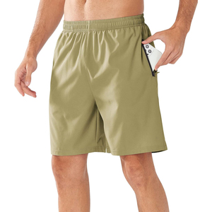 Pantalones cortos transpirables de alta calidad para hombre, pantalones cortos informales para gimnasio, nuevo diseño, pantalones cortos para correr, bolsillos en la cintura elástica - Product Image 3