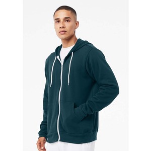 Nouvelle arrivée Bella Canvas : sweat à capuche unisexe imprimé, en polyester/coton écologique, coupe-vent, fermeture éclair, pour l'hiver - Product Image 5