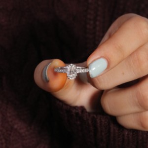 Bague de fiançailles personnalisée certifiée Gia Igi Vvs Cvd Lab Grown Créated Diamond 10k 14k 18k Gold Radiant Cut Pave Yellow Gold - Product Image 5