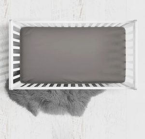 Organic Cotton Mini <strong>Crib</strong> <strong>Sheets</strong> Knitted Muslin Fitted Bedding for Baby <strong>Cribs</strong> Custom Size Eco-Friendly <strong>Bedside</strong> <strong>Crib</strong> Linens - Product Image 3