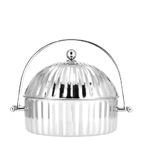 Cazuela aislada con tapa de Metal martillado, calentador de alimentos para Hotel del Golfo Árabe, fiesta de boda, comida, decoración de mesa, ollas calientes - Product Image 2