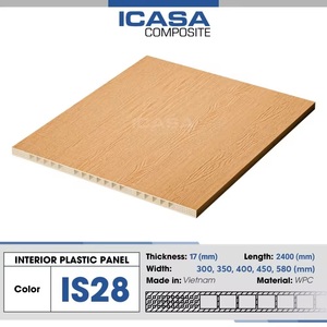 Mejor precio Paneles de madera WPC Diseño moderno multicolor Decoración de interiores Garantía de 10 años Muebles de oficina en casa Dormitorio - Product Image 6