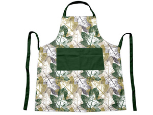 Delantal de Cocina de Algodón Estampado, Diseño Moderno con Correa Ajustable para el Cuello y Bolsillos Espaciosos, Perfecto para Cocinar y Asar a la Parrilla - Product Image 3