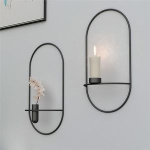 Portavelas de Metal duradero con vidrio elaborado con impresión rociada para decoración del hogar, para sala de Estar, comedor, dormitorio, eventos - Product Image 6