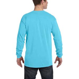 Venta al por mayor Unisex Fleece Cuello Redondo Camiseta Manga Larga Hombres Sin Manga Larga Camiseta - Product Image 2