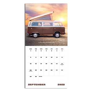 Calendrier 2025 pour VW Camper Bus, pour Volkswagen Bulli Vans, version imprimée - Product Image 1