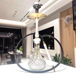 Shisha de Madera de Lujo en Oferta, con Base de Vidrio, Juego de Hookah Portátil de Viaje con Bolsa de Transporte para Uso en Bares y en Casa - Product Image 5