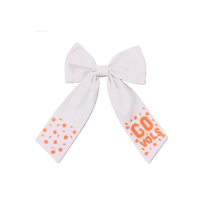 Accessoires pour cheveux en tissu de coton et perles brodées à la main pour femmes - Mode JOUR DE MATCH Amélioration des cheveux Aspect apaisant pour les cheveux - Product Image 5