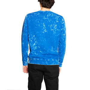 Vente en gros Sweatshirts surdimensionnés en sérigraphie personnalisés, délavés à l'acide Sweatshirts en molleton de coton mélangé pour homme à faible quantité minimale de commande - Product Image 2