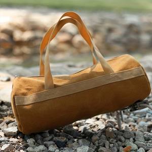 Indian Manufacturer Outdoor Canvas Fabric <b>Tent</b> Peg Hanging Tool Storage Carry <b>Bag</b> for Camping Cotton Canvas Travel Duffal <b>Bag</b> - Product Image 2