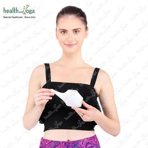 HealthAndYoga-Kit de enjuague nasal QwikFlo Neti Pot ligero, compacto, para niños y adultos, apto para viajes, diseño blanco - Product Image 4