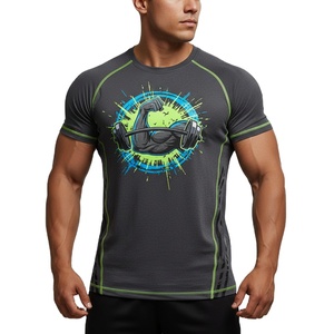 Camisetas de Cuello Redondo para Hombre, Tela de Algodón Premium, Manga Corta, Uso Diario Informal, Acabado Suave, OEM ODM, Exportación al por Mayor - Product Image 2