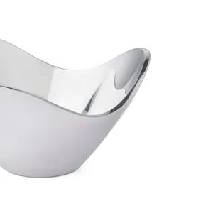 Luxury Artisan <b>Crafted</b> Bowl Premium Home Styling Piece Decoration Carved Rim Gloss Bowl safe plated by Zahid Exports - Product Image 3