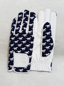 Servicio OEM, Guantes de Equitación de Cuero Ajustables de Primera Calidad, Guantes de Equitación Personalizados Más Vendidos - Product Image 4