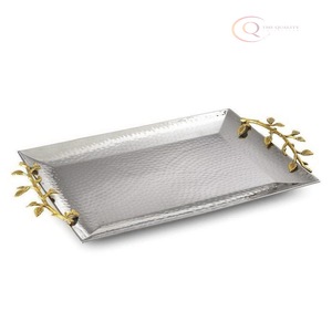 Plateau artisanal en métal artistique pour le Ramadan, pour la décoration et le service à la maison |   Améliore la présentation intérieure - Product Image 3
