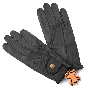 Gant de sport équestre noir réglable pour adultes respirant équitation main anti-dérapant confortable poignées pour l'été - Product Image 6