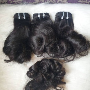 ผมต่อแท้จากอินเดียแบบเวฟ/ตรงและหยิก  แบบรีมี่  แบบเวอร์จิ้น  แบบเครื่องเย็บสองชั้น  ทุกสี  นำเข้าโดยตรงจากอินเดีย - Product Image 2