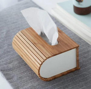 Natural Bamboo Tissue Box-Custom Size Available Multifunctional Design Made in Vietnam VIET FARGIMEX - Product Image 3