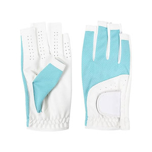 Guantes de golf de mujer de Color personalizados más vendidos, cuero genuino, protección UV, cierre de bucle de gancho, agarre estable, venta al por mayor, precio bajo - Product Image 6
