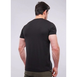 Vente chaude hommes 100% coton o-cou blanc T-Shirt confortable lourd 280 GSM multicolore solide impression numérique respirant - Product Image 3