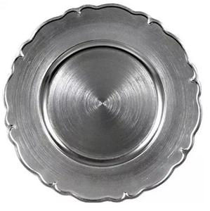 Golden Charger Plate Dish For Hotel Restaurant Wedding <b>Table</b> <b>Top</b> Food Serving Use Charger Plate Dish For Ramadan Use - Product Image 4