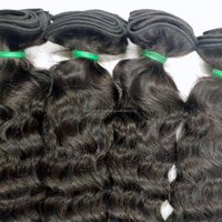 Extensions de cheveux humains indonésiens 100% vierges Remy, qualité supérieure, couleur naturelle, ondulés bouclés, doux, brillants, sans perte, sans nœuds, cuticules intactes