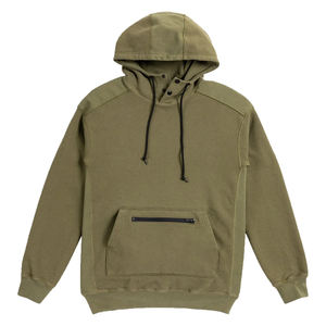 Sweat-shirts à capuche surdimensionnés à épaules tombantes pour hommes, nouvelle conception personnalisée, style streetwear, épais et lourd, style streetwear, sweat-shirt court OEM - Product Image 1