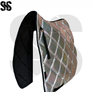 Nouvelles housses de selle de cheval de haute qualité, brillantes, avec sangles réglables, amortissantes, confortables, élégantes, pour toutes les saisons, durables - Product Image 4