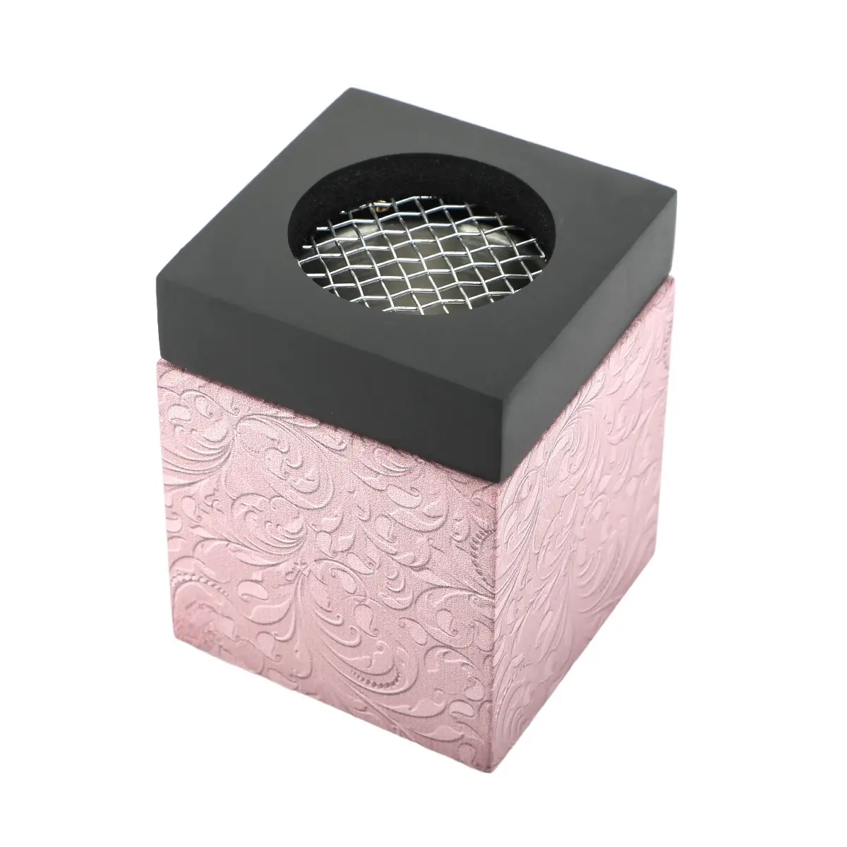 गुलाबी स्टिकर मुद्रित लकड़ी के बॉक्स धूप धारक हस्तनिर्मित बेकरी के लिए घर के कार्यालय मस्जिद सुगंध के लिए थोक में उपयोग